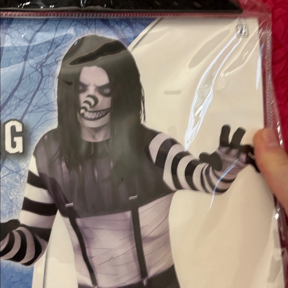 Spirit Black and White Laughing Jack Costume Halloween child medium